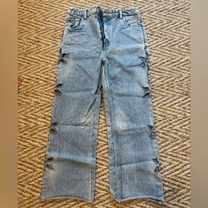 COPY - Tach side Cutout jeans